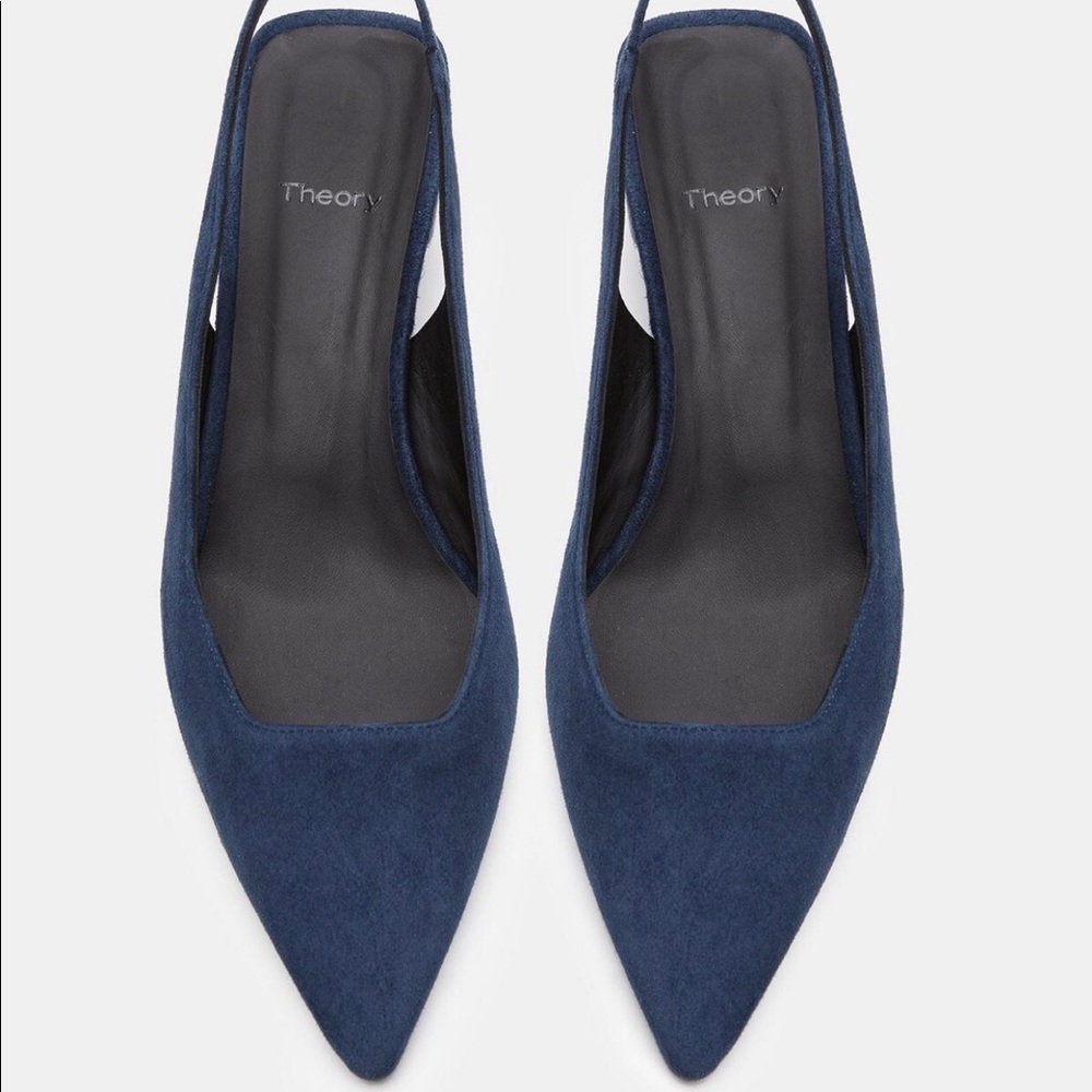 Theory short heels “braxia suede”